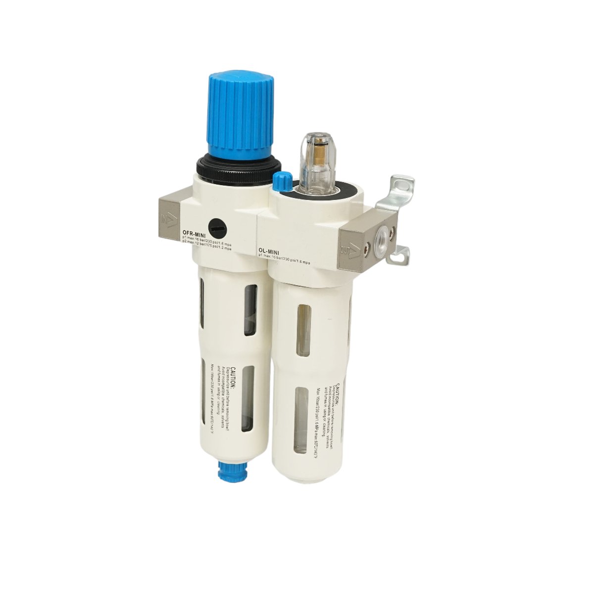 Filtru aer si ungator cu regulator de presiune max. 1.6 MPa, racord 1/4
